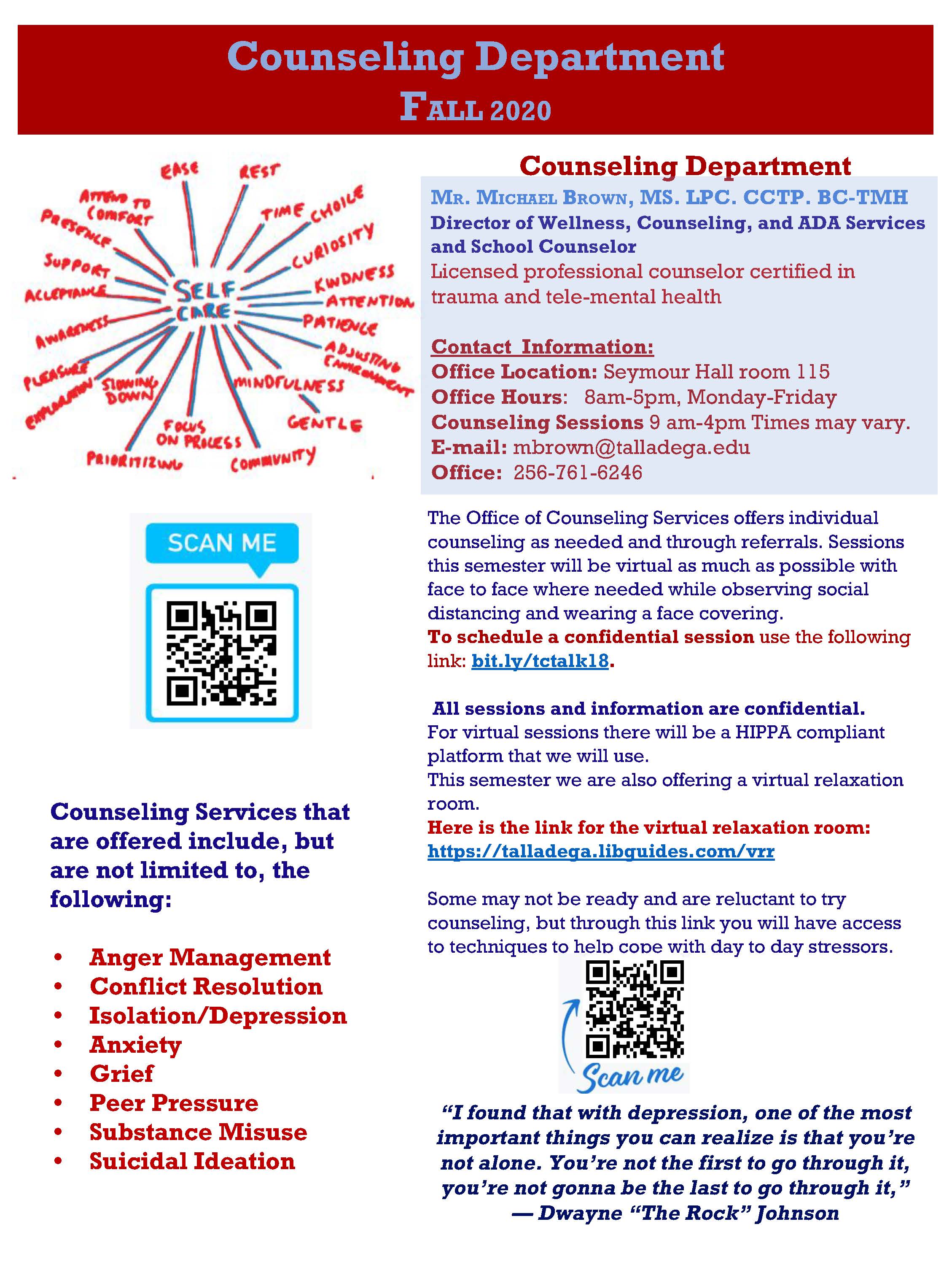  fall WELLNESS CENTER flyer