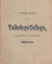 Talladega College Catalog 1880-1881