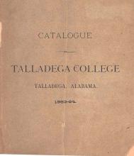 Talladega College Catalog 1883-1884