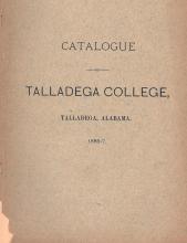 Talladega College Catalog 1886-1887