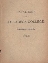 Talladega College Catalog 1888-1889