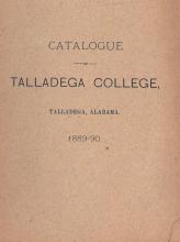 Talladega College Catalog 1889-1890