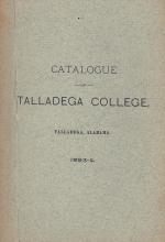 Talladega College Catalog 1893-1894