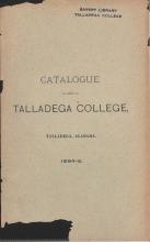 Talladega College Catalog 1894-1895
