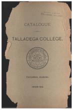 Talladega College Catalog 1898-1899