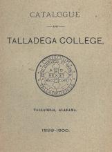 Talladega College Catalog 1899-1900