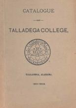 Talladega College Catalog 1901-1902