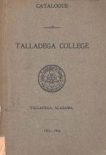 Talladega College Catalog 1903-1904