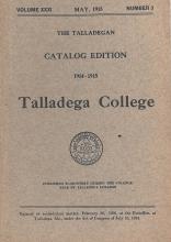 Talladega College Catalog 1914-1915