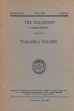 Talladega College Catalog 1921-1922