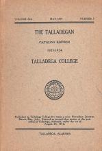 Talladega College Catalog 1923-1924