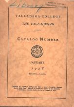 Talladega College Catalog 1928