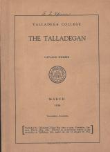 Talladega College Catalog 1934
