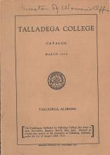 Talladega College Catalog 1936