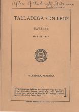 Talladega College Catalog 1937