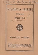 Talladega College Catalog 1941